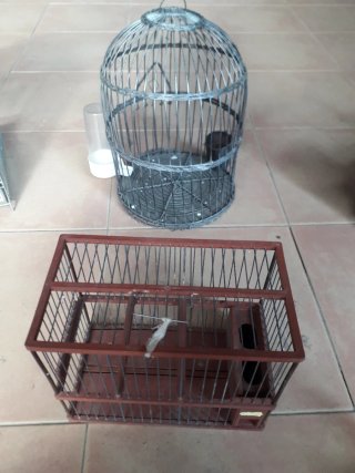 Lote 6 Jaulas Pájaros diferentes tamaños