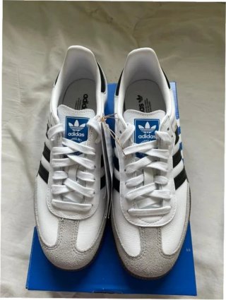 Adidas Samba OG Blanco/Gris Talla 42