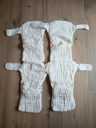 Pañales de tela reutilizables para bebé