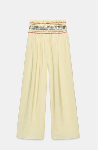 Top Zara tirantes con lino