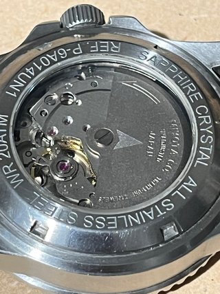 Orologio Fonderia Automatico Diver Nero/Argento