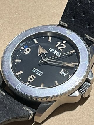 Orologio Fonderia Automatico Diver Nero/Argento
