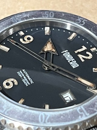 Orologio Fonderia Automatico Diver Nero/Argento
