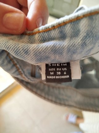 Pantalón corto vaquero azul