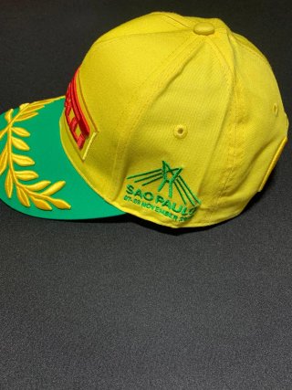 Gorra Pirelli Amarilla y Verde Sao Paolo