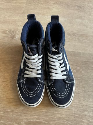 Zapatillas Vans Altas Azul Marino