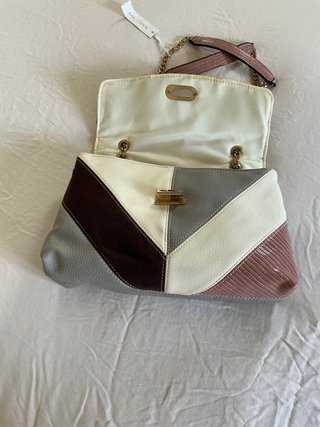 Bolso elegante patchwork multicolor