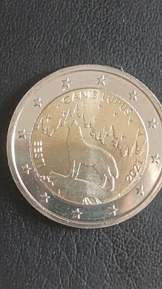 Estonia 2021 Canis Lupus Moneda