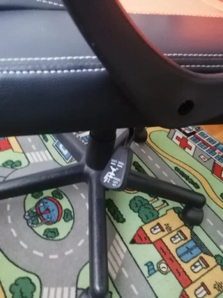 Silla Gaming Negra y Naranja