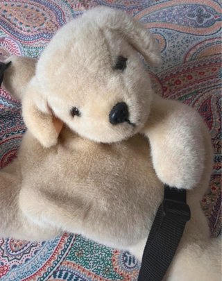 Zainetto peluche cane per bambini