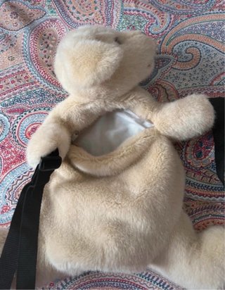 Zainetto peluche cane per bambini