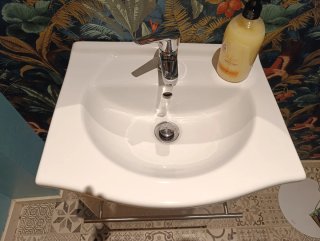 Lavabo y mueble de baño