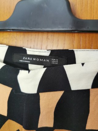 Pantalón ancho retro multicolor