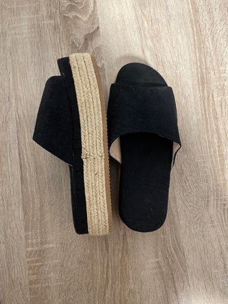 Sandalias plataforma negras