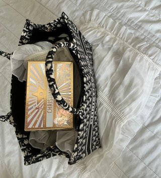 Bolsote Christian Dior Negro y Dorado