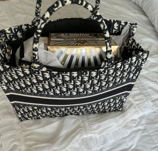 Bolsote Christian Dior Negro y Dorado