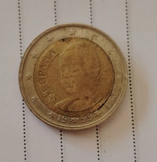 2 Euro España 1999 Error Mapa