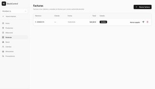 Software Stockmaster Pro: Control y Facturación
