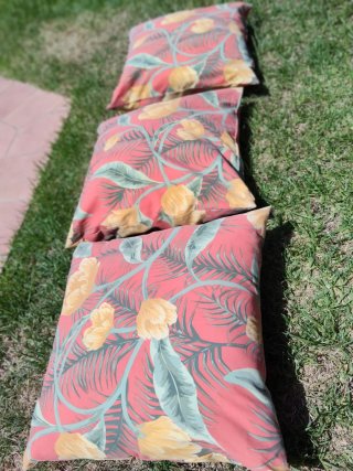Conjunto madera jardín silla y mesa