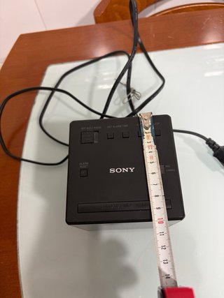 Radio despertador Sony ICF-C1 negro