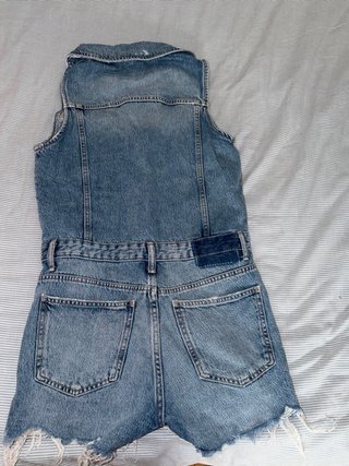 Shorts Vaqueros Vintage Desgastados falda y braga