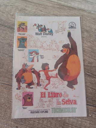 Folleto El Libro de la Selva Disney