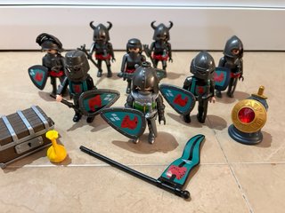 Lote Playmobil Caballeros Aguila