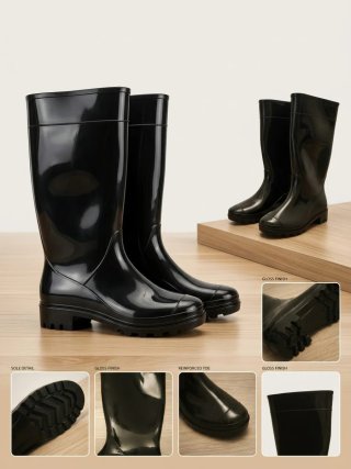 Botas de agua negras