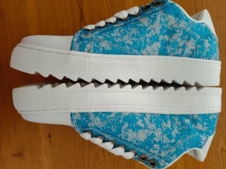 Zapatillas Numeris Azul y Blanco