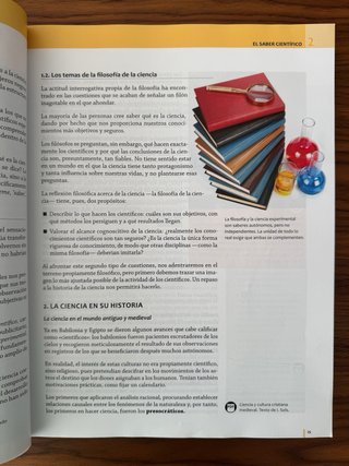 Filosofia: Libro de texto de 1º de Bachillerato