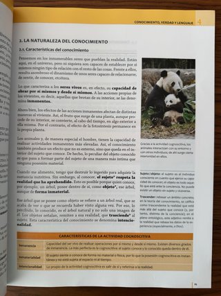 Filosofia: Libro de texto de 1º de Bachillerato
