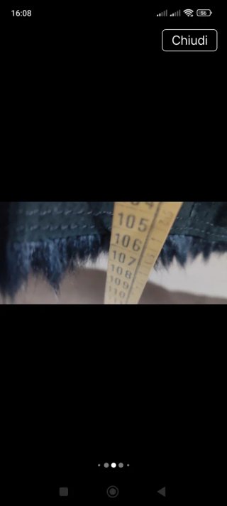 Cappotto montone lungo nero