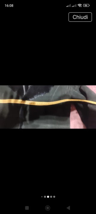 Cappotto montone lungo nero