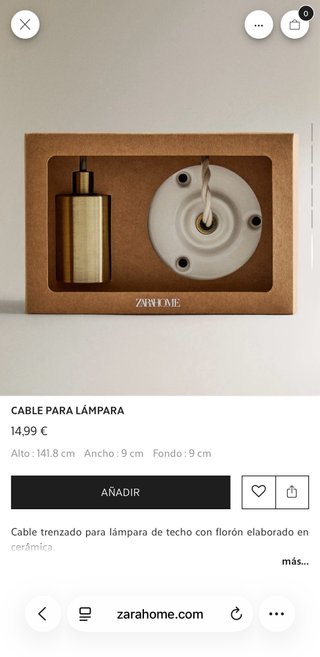 Lámpara de techo colgante de tela