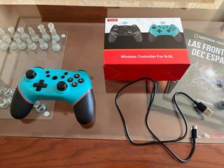 Mando Inalámbrico para Nintendo Switch Azul