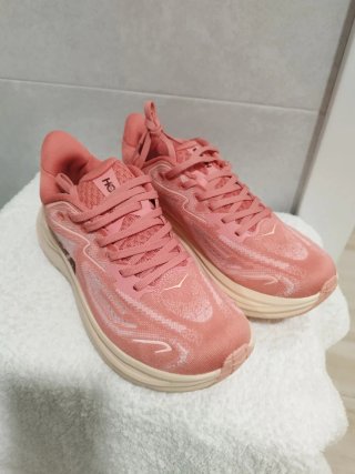 Zapatillas Hoka Mujer Rosa y Beige