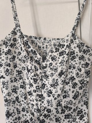 Vestido floral Zara Talla S