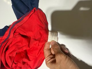Camiseta Lycra Solar Manga Larga Roja y Azul