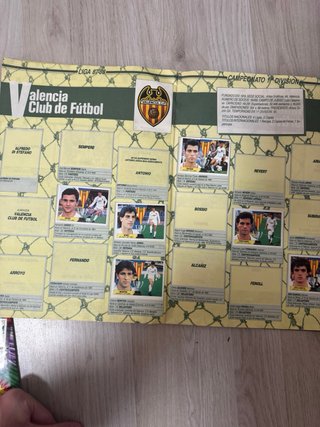 Álbum Liga Fútbol 87-88