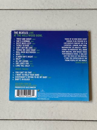 The Beatles Live at the Hollywood Bowl cd