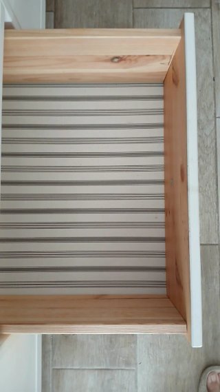 Mueble TV IKEA HEMNES Madera y Blanco