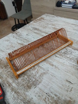 2 Soportes para discos de vinilo/pizarra 78