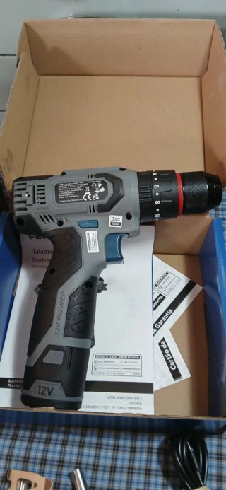 Taladro Percutor a Batería Ferrex 12V