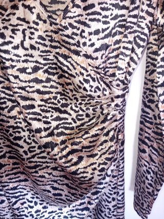 Vestido TWOTWOS estampado animal print
