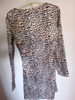 Vestido TWOTWOS estampado animal print