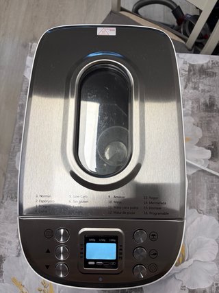 Panificadora con 16 programas