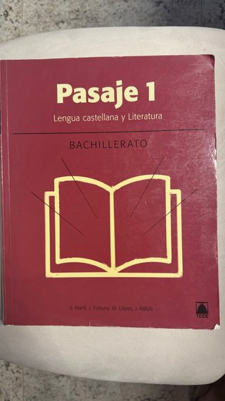 Pasaje 1, bachillerato, lengua castellana y lit...