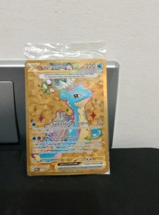 Carta Pokémon Lapras EX Dorada