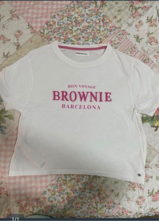 Camiseta Brownie Bon Voyage Barcelona