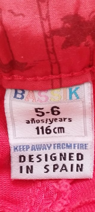 Lote 3 pantalones cortos niño, 5-6 años